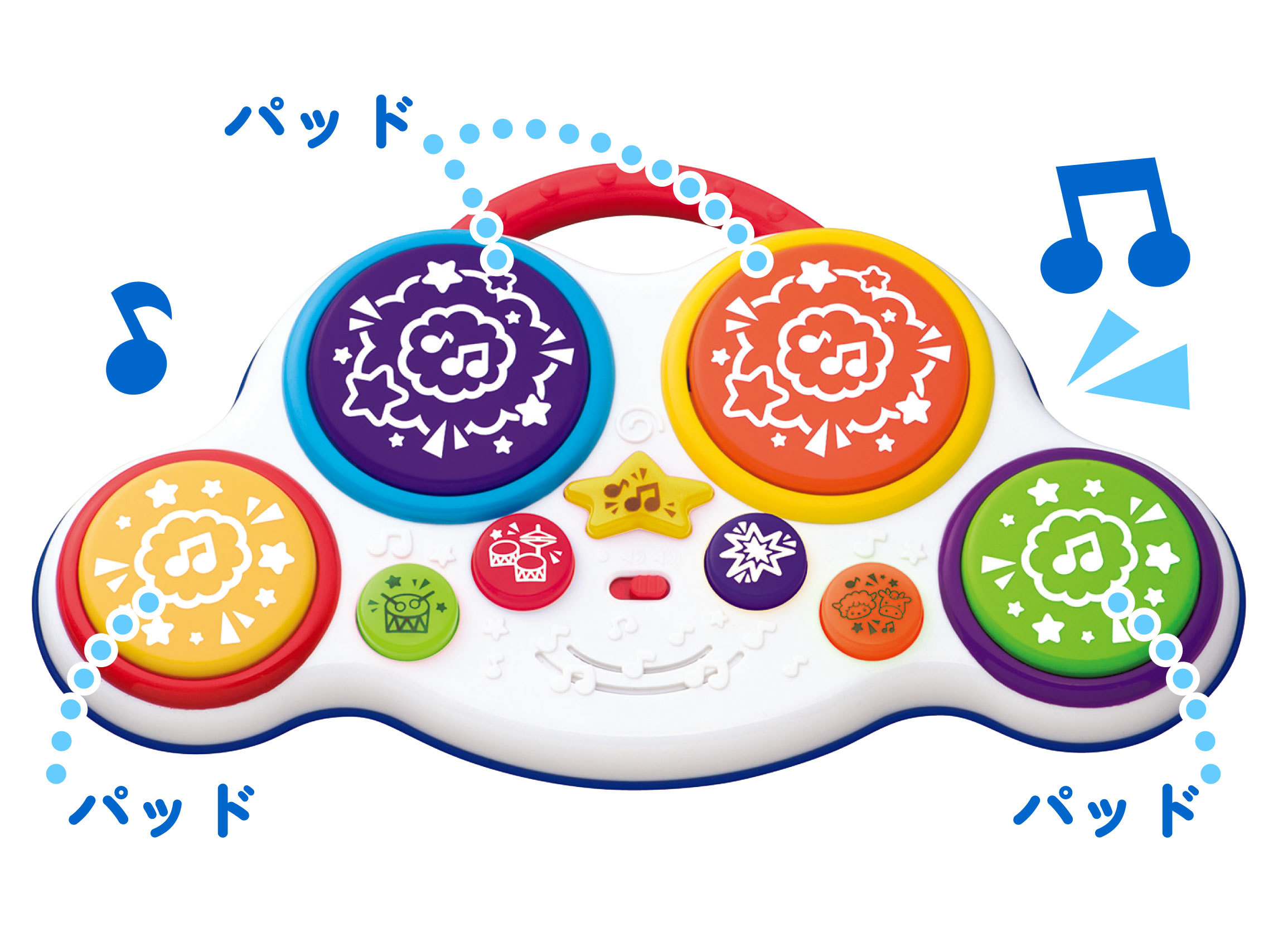 2.リズムにあわせてたたいちゃおう！