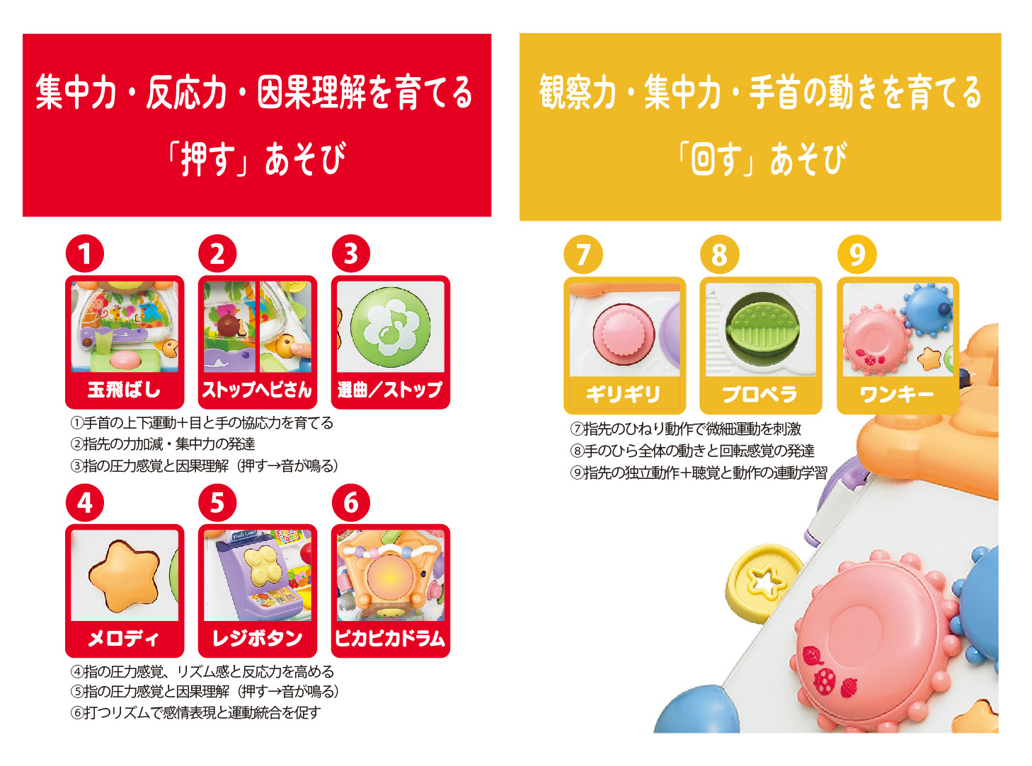 20の仕掛けに35個の知育の刺激！